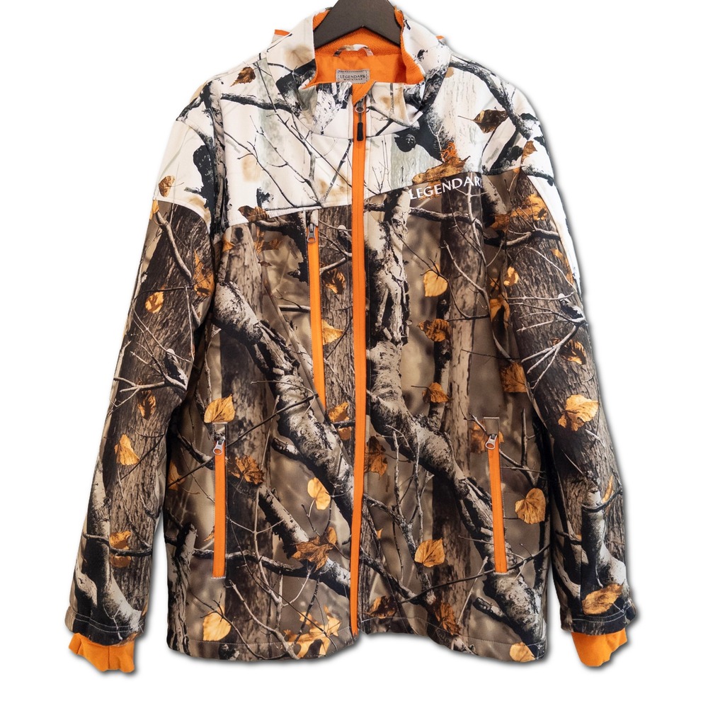 Legendary Whitetails Camo Jacket‎ Men's Large Full Zip Insulated